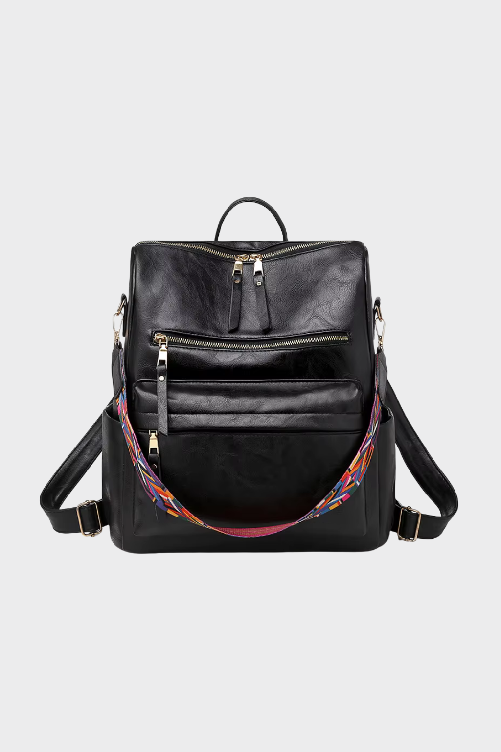 Women's Modern Vegan Leather Backpack