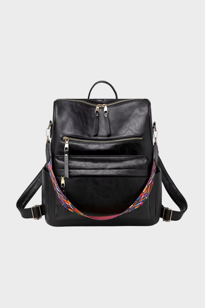 Women's Modern Vegan Leather Backpack