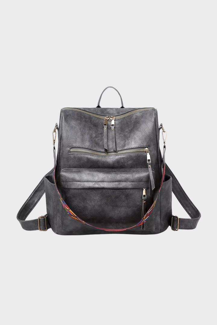Women's Modern Vegan Leather Backpack