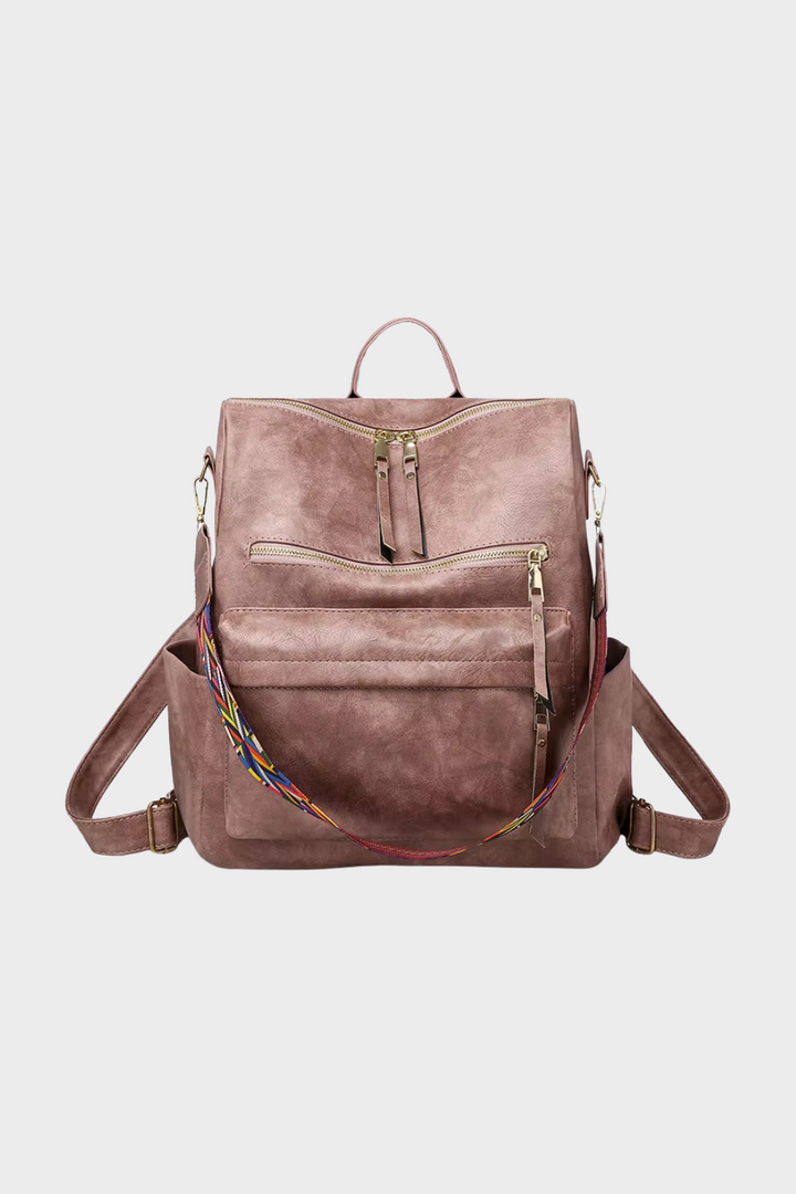 Women's Modern Vegan Leather Backpack