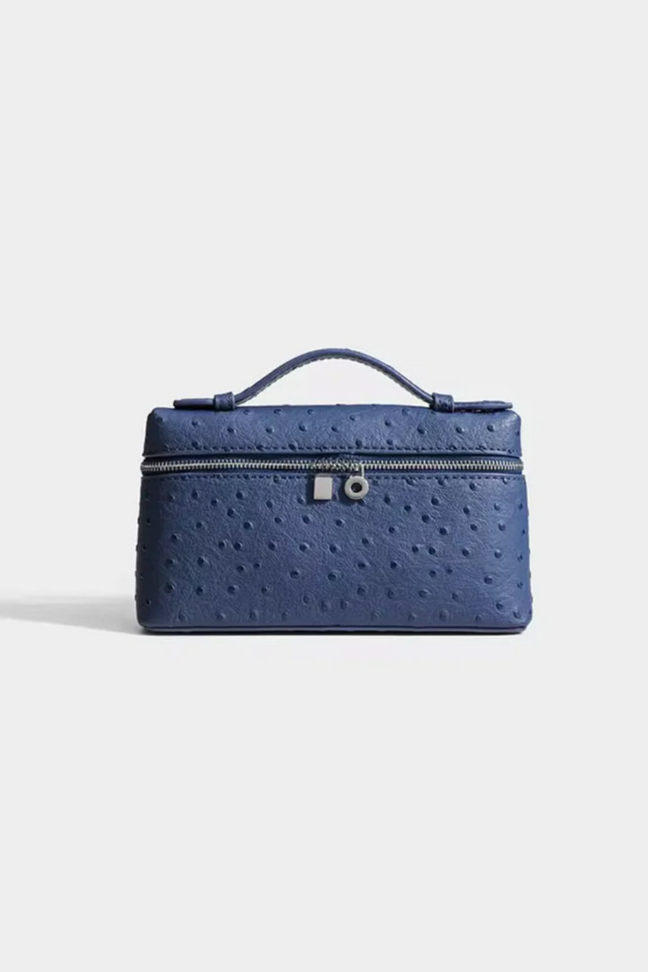 Women’s Ostrich-Textured Sling Clutch Bag