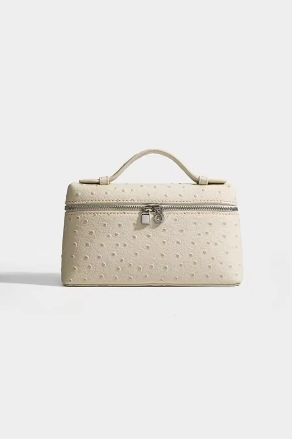 Women’s Ostrich-Textured Sling Clutch Bag