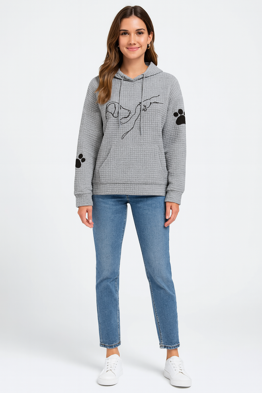 Women’s Paw Print Hoodie