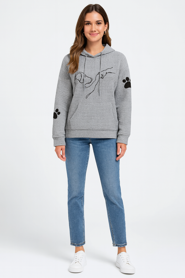 Women’s Paw Print Hoodie