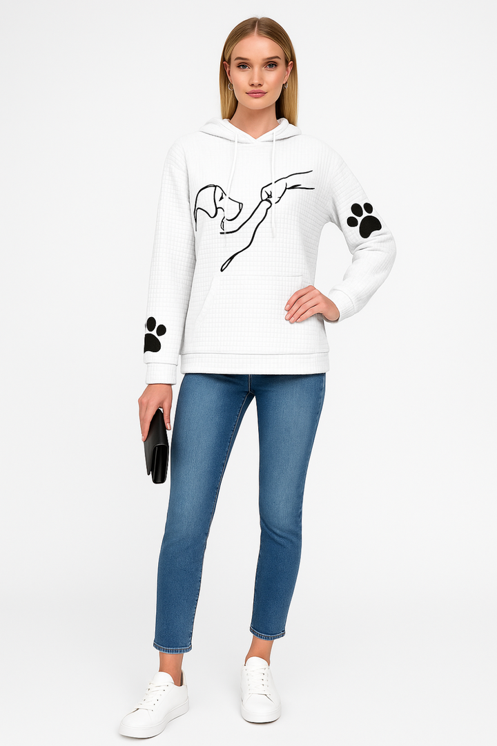 Women’s Paw Print Hoodie