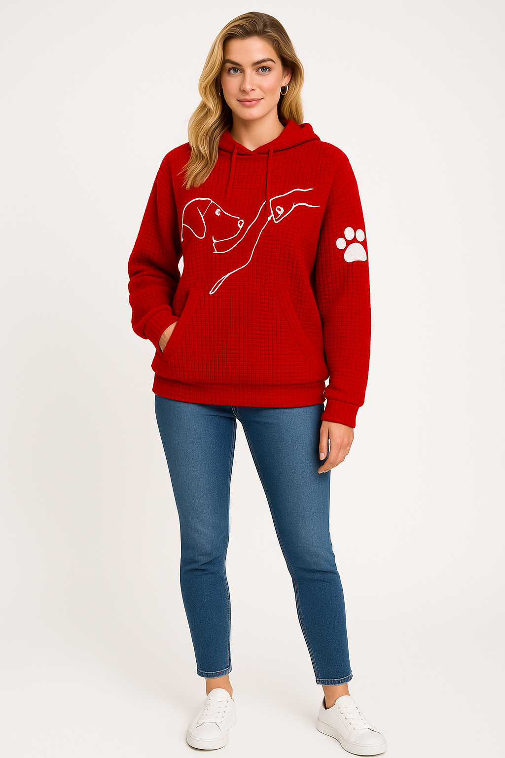 Women’s Paw Print Hoodie