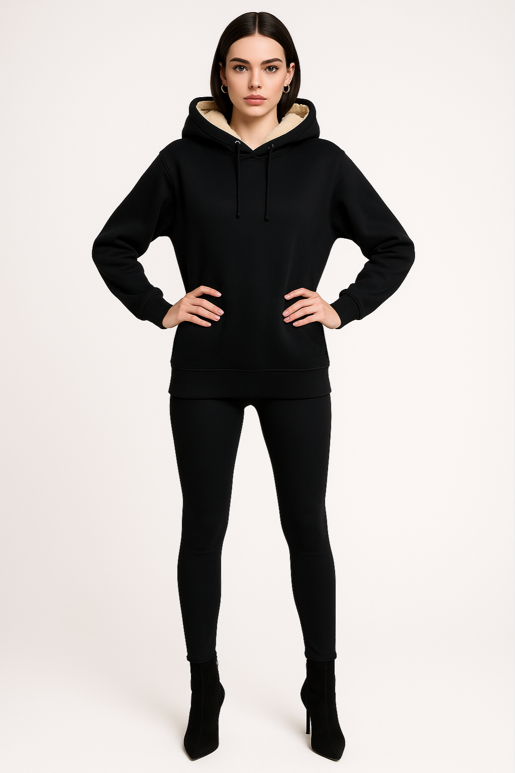 Women’s Pullover Hoodie with Fleece Lining