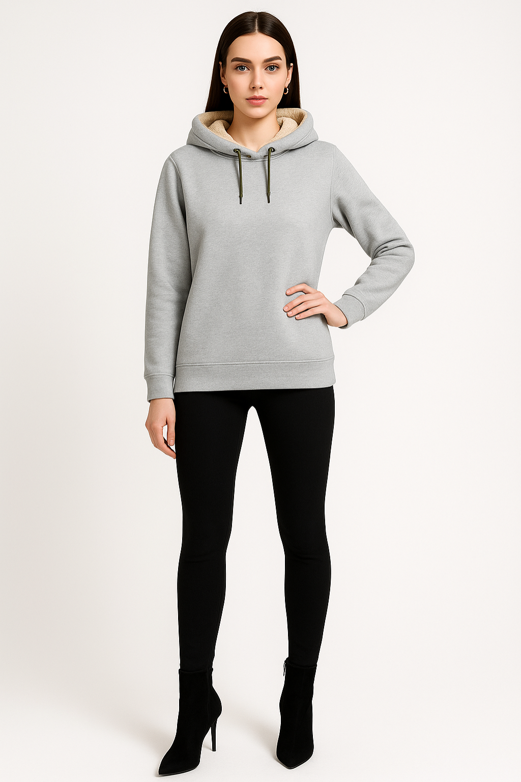 Women’s Pullover Hoodie with Fleece Lining
