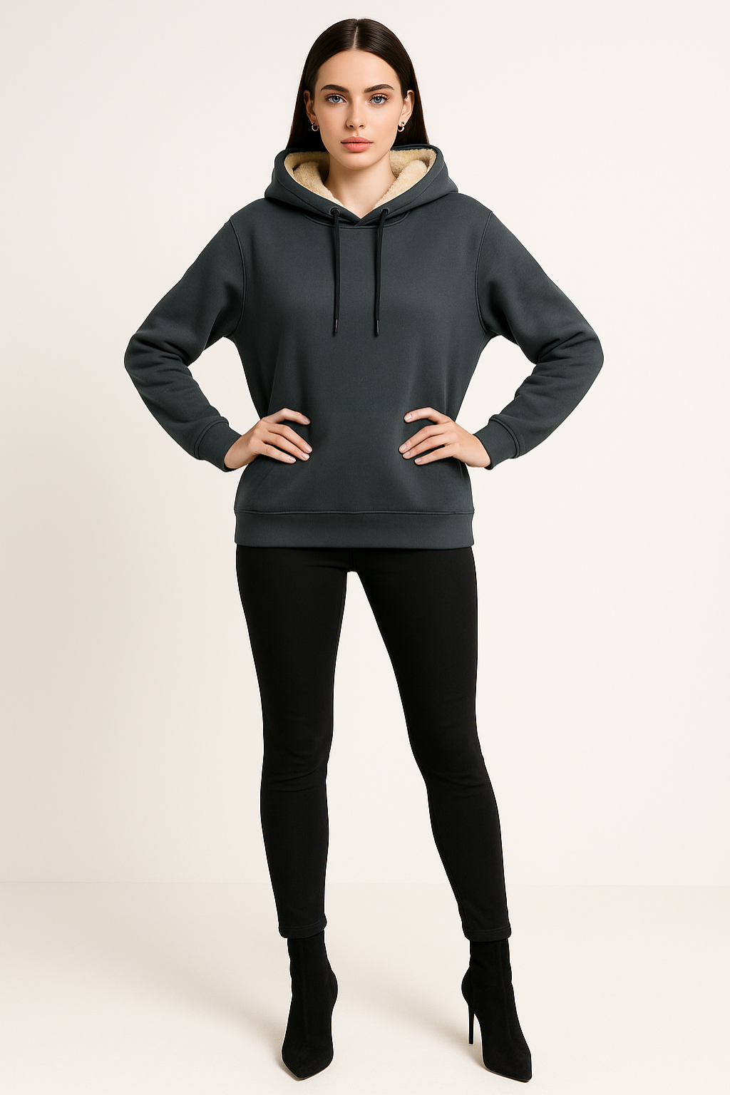 Women’s Pullover Hoodie with Fleece Lining
