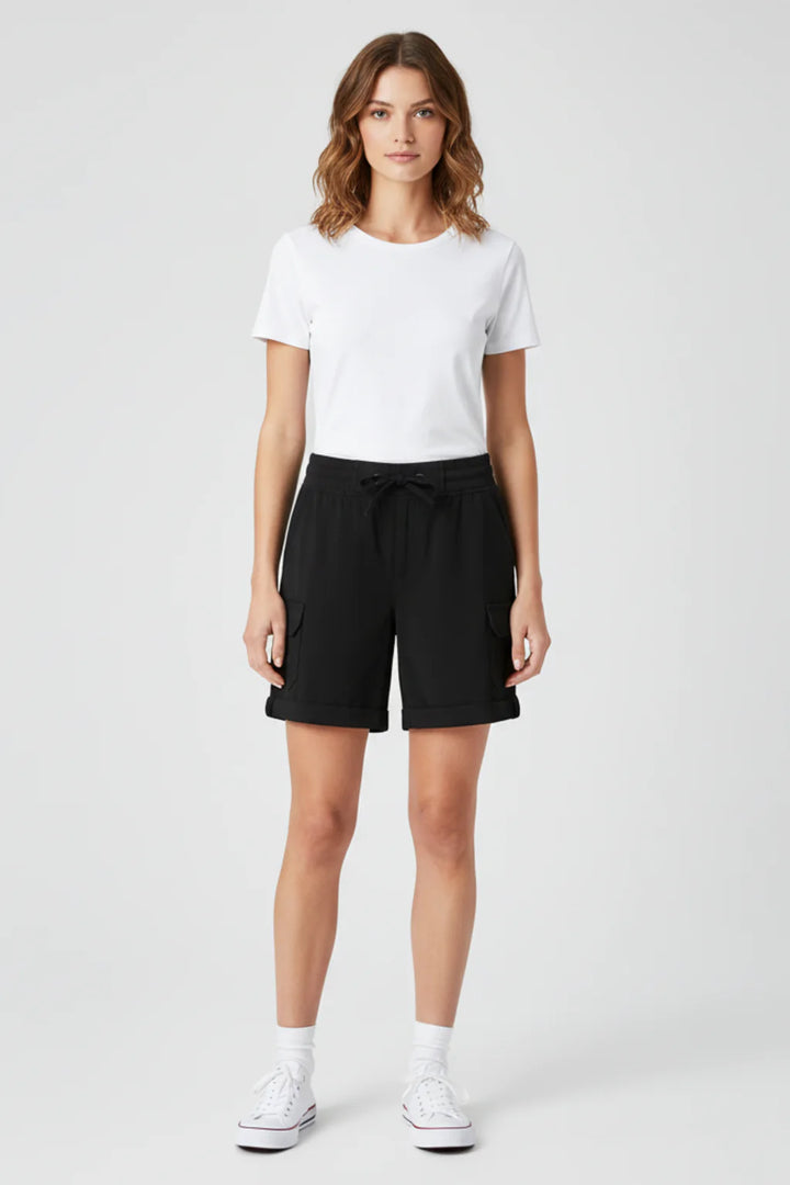 Women’s Relaxed Utility Shorts with Cargo Pockets