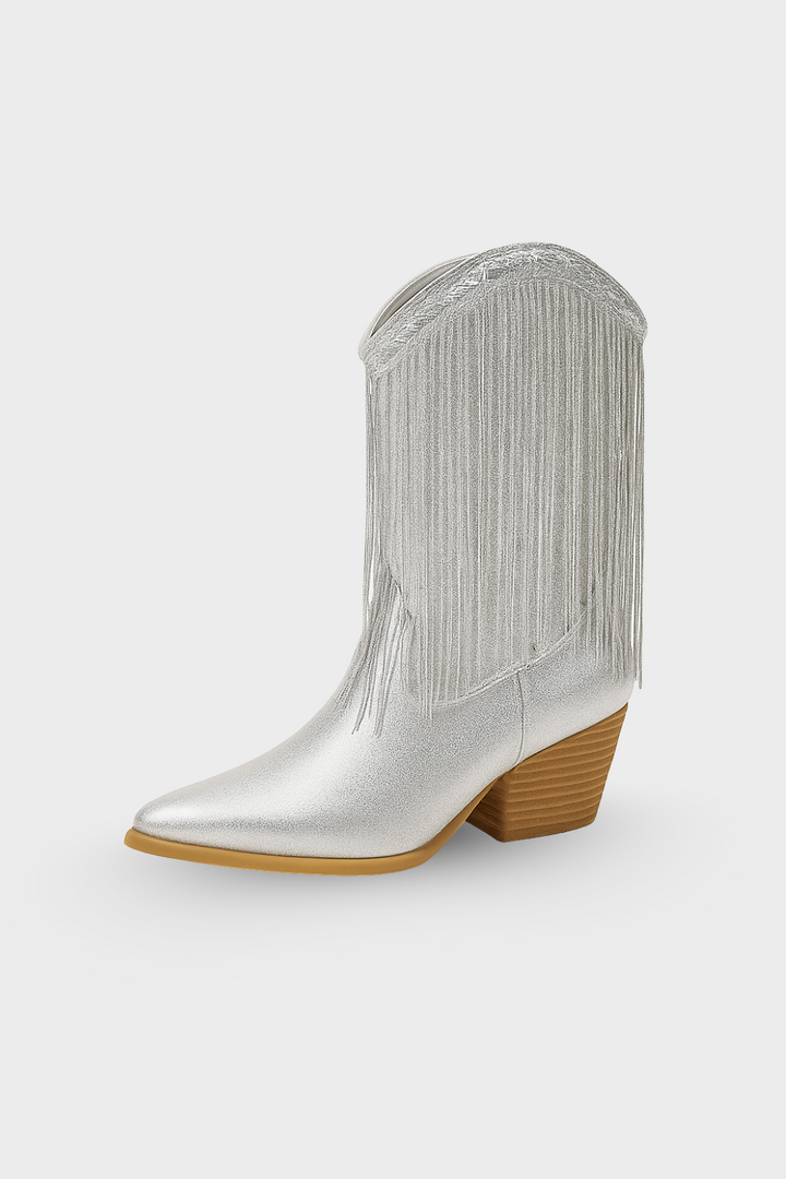 Women's Sequin Mid-Calf Boots