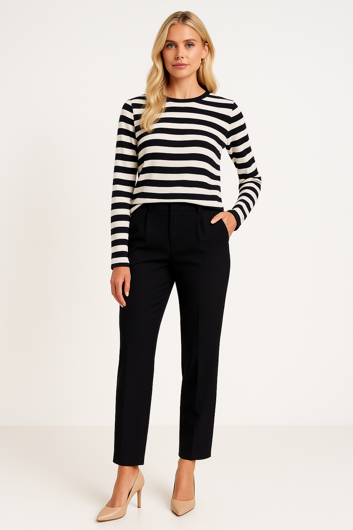Women’s Striped Long Sleeve T-Shirt