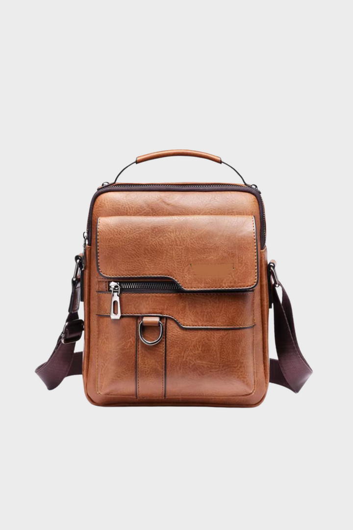 Women's Structured Leather Crossbody Bag