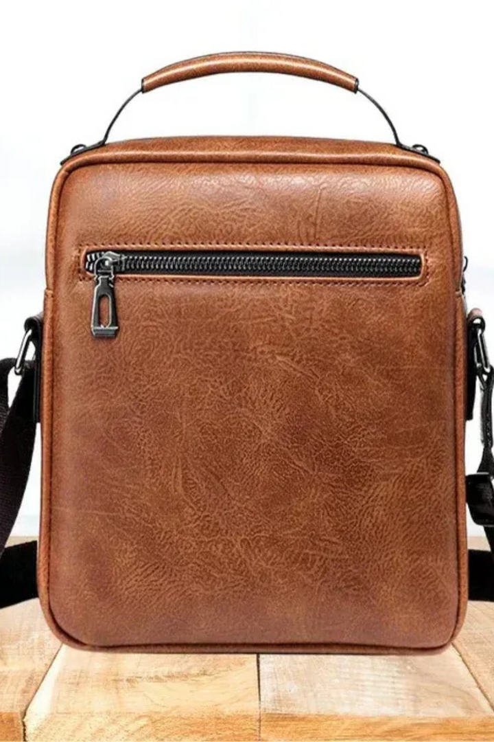 Women's Structured Leather Crossbody Bag