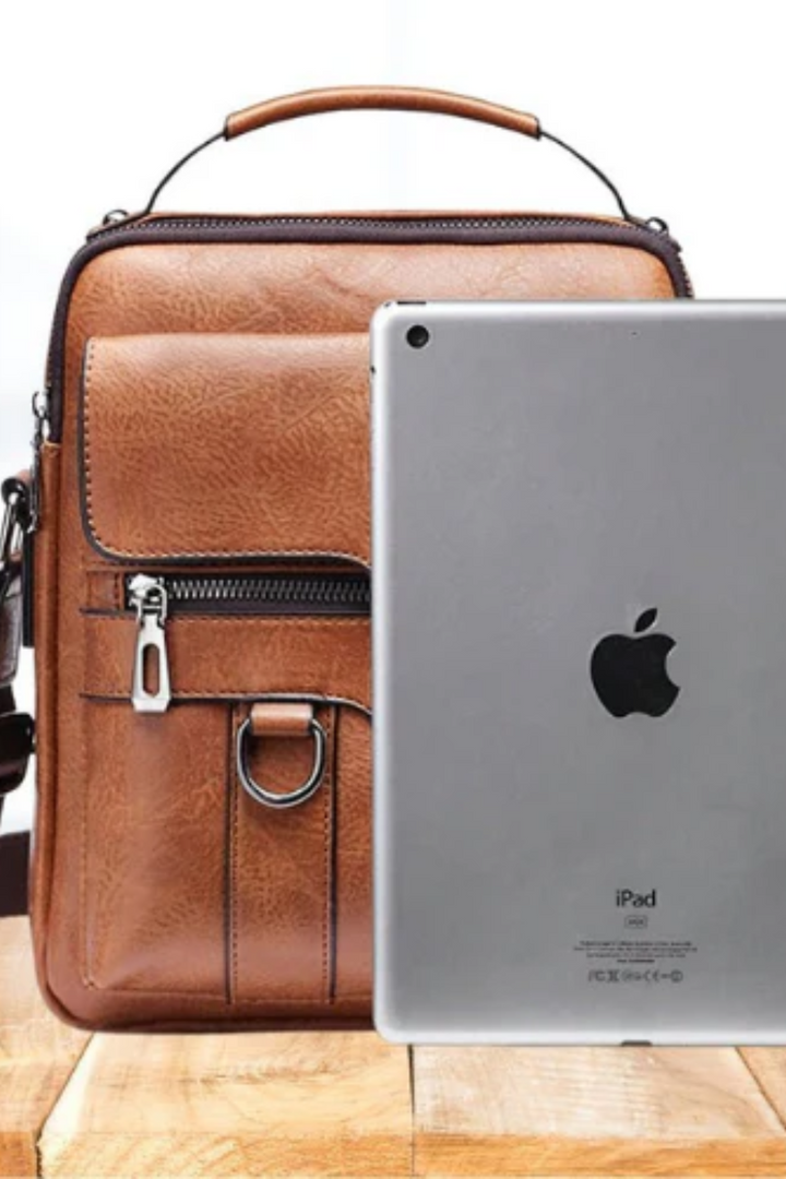 Women's Structured Leather Crossbody Bag
