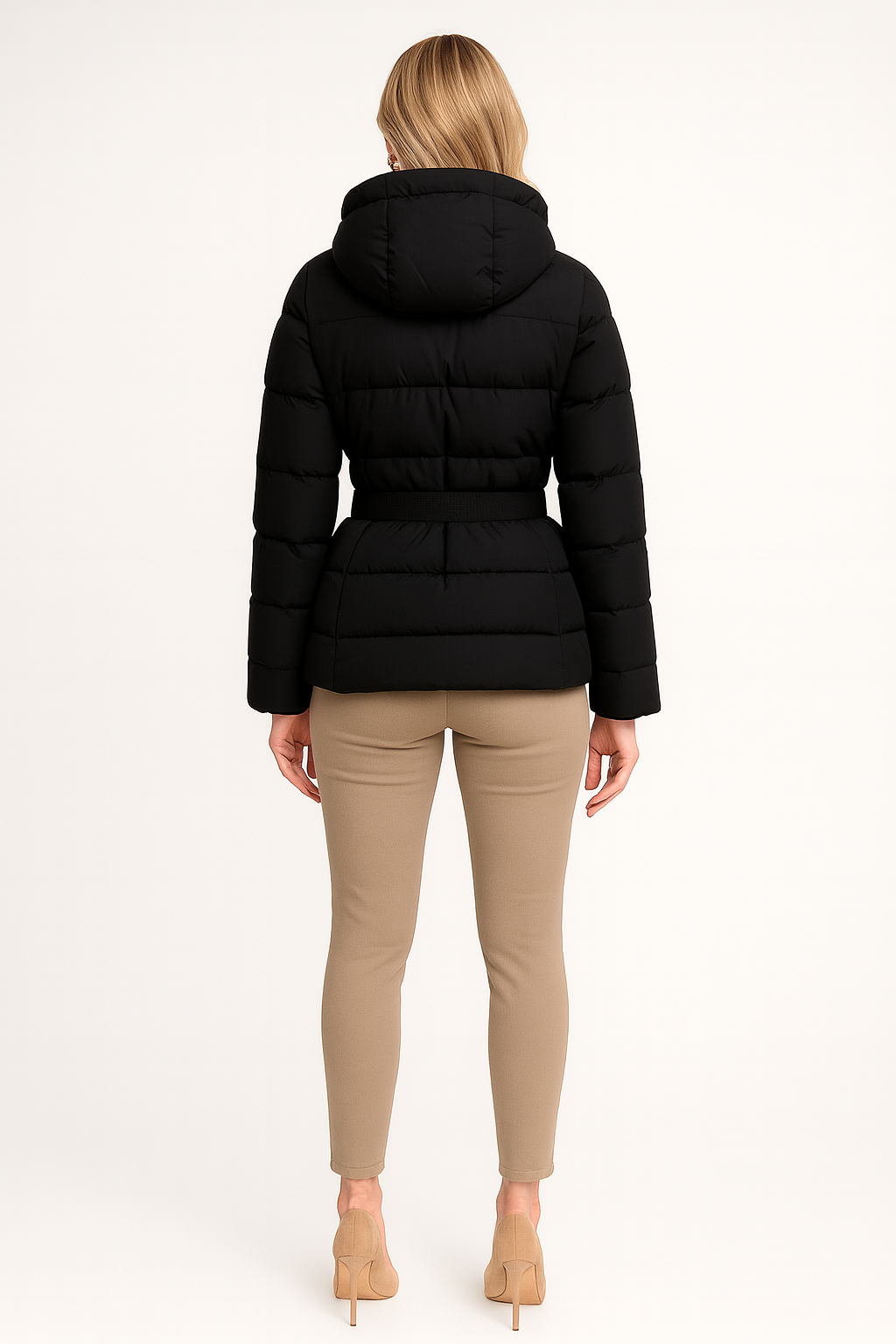 Women’s Waterproof Black Puffer Jacket
