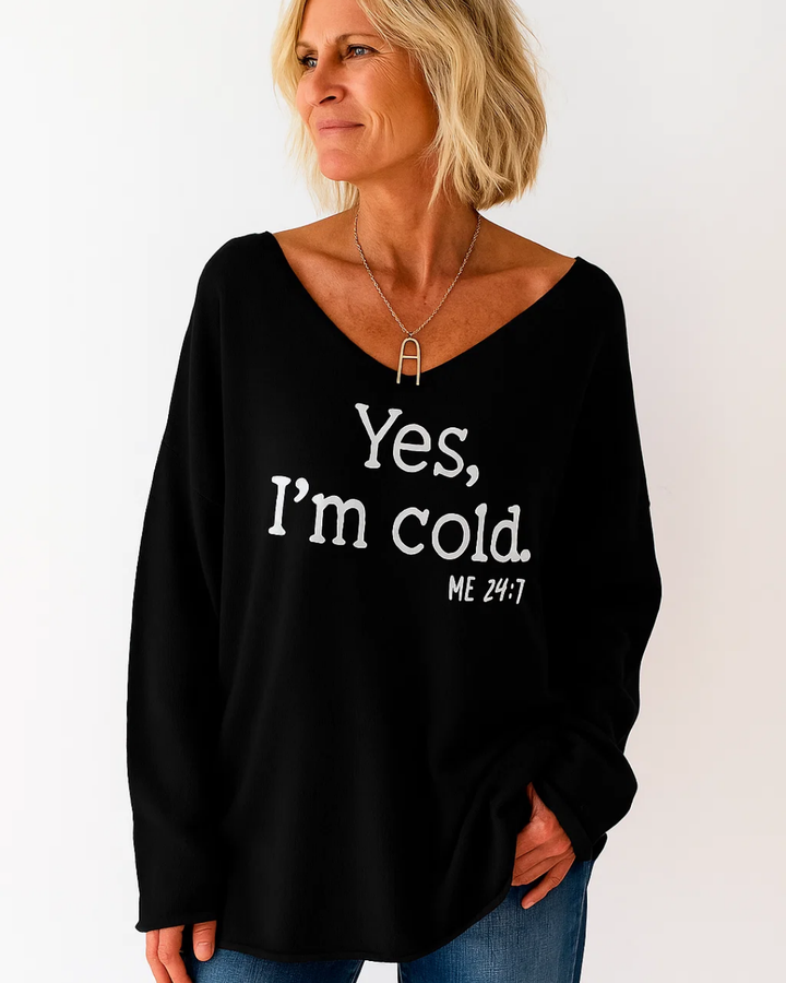 Women's Casual V-Neck Pullover Top