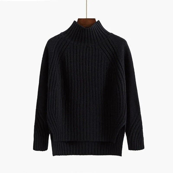 Jessica | Women’s Ribbed High Neck Winter Sweater