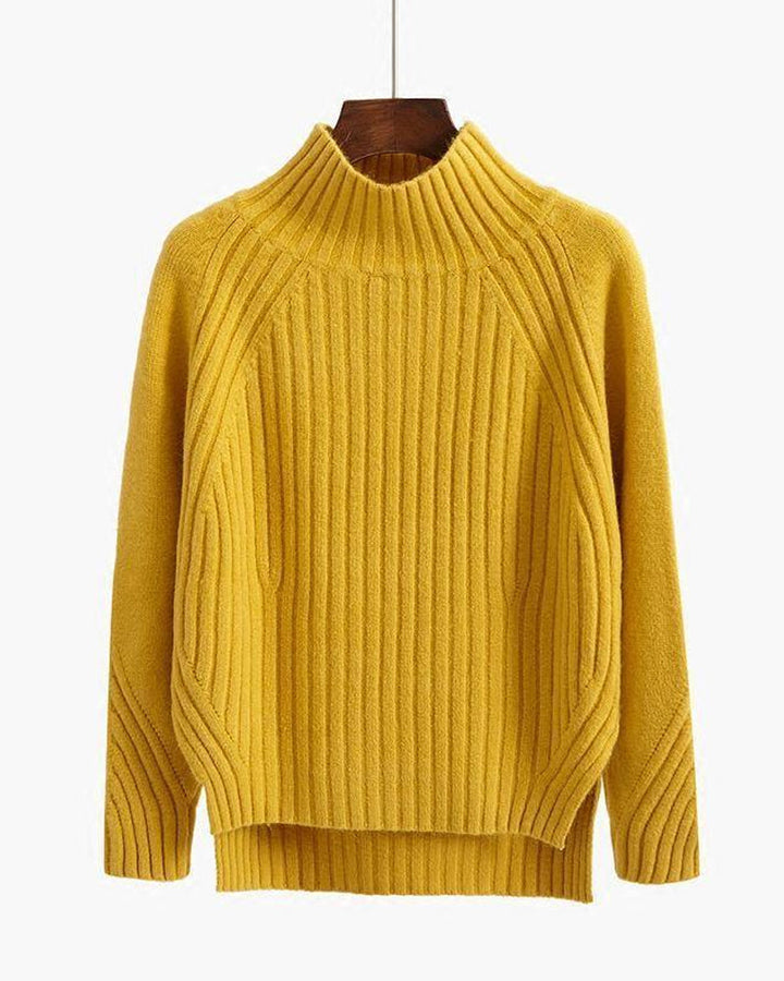 Jessica | Women’s Ribbed High Neck Winter Sweater