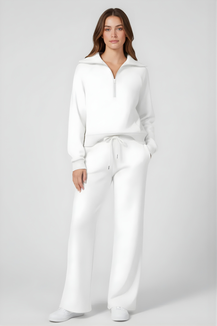 Women’s Cozy Zip-Front Loungewear Set