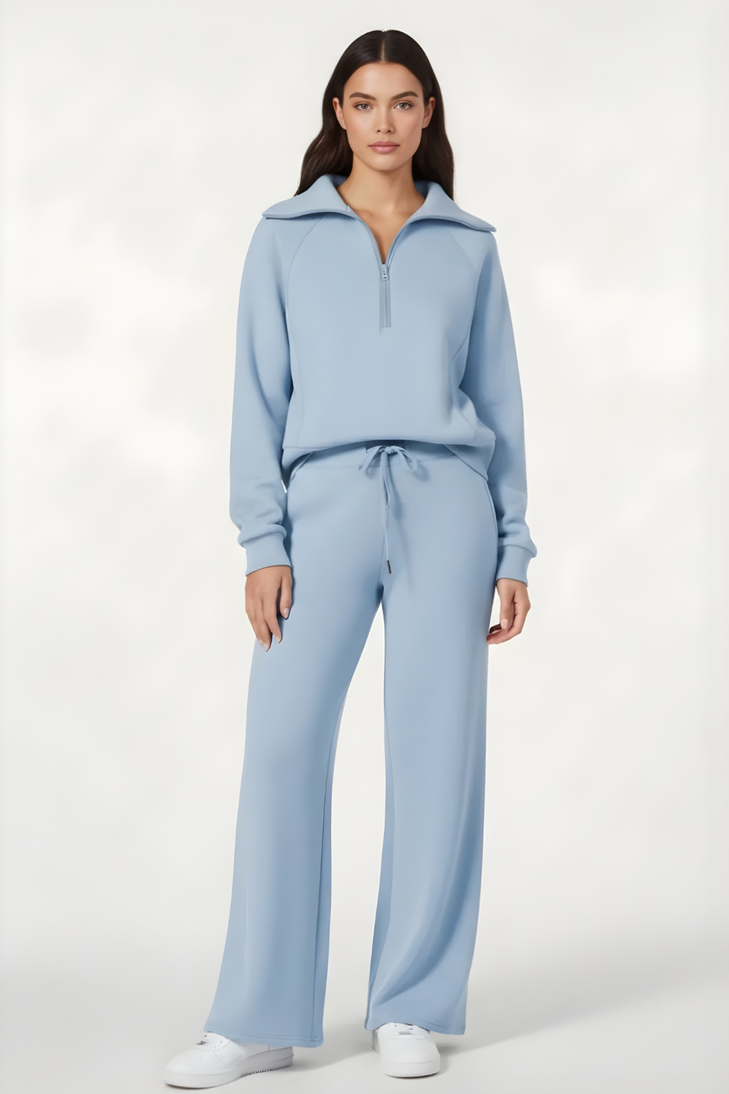 Women’s Cozy Zip-Front Loungewear Set