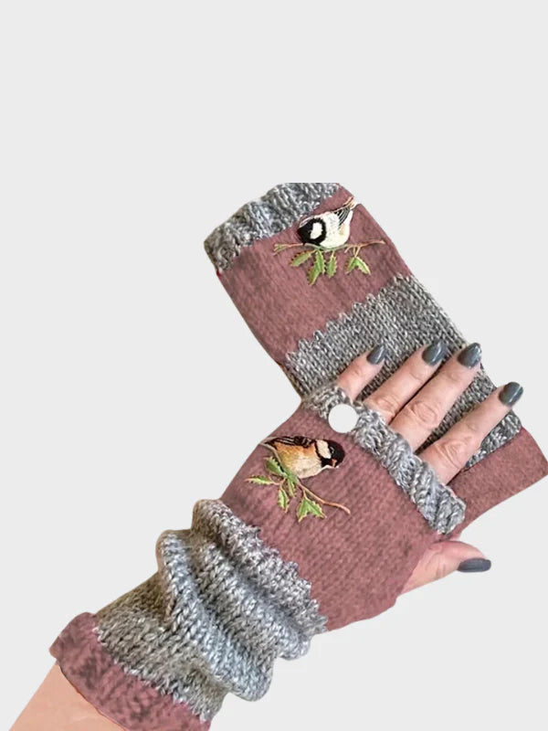 Women’s Fingerless Vintage-Inspired Gloves