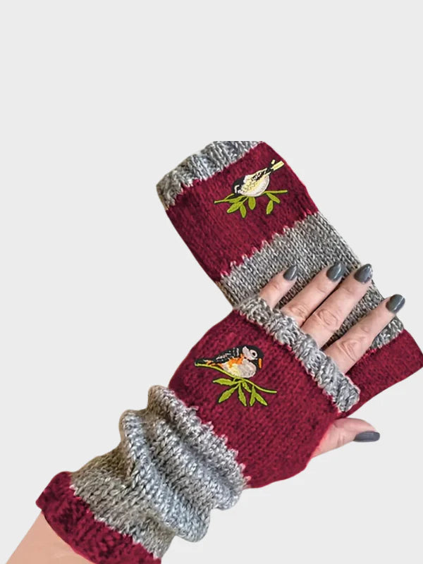 Women’s Fingerless Vintage-Inspired Gloves