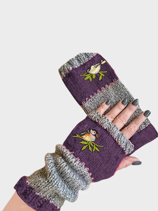Women’s Fingerless Vintage-Inspired Gloves