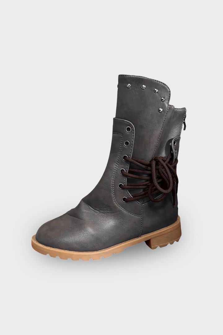 Women's Mid-Calf Lace-Up Boots