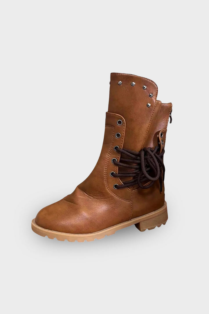 Women's Mid-Calf Lace-Up Boots