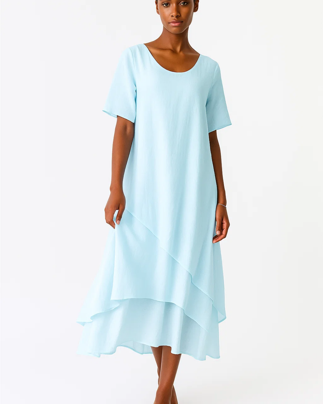 Women's Minimalist Midi Dress
