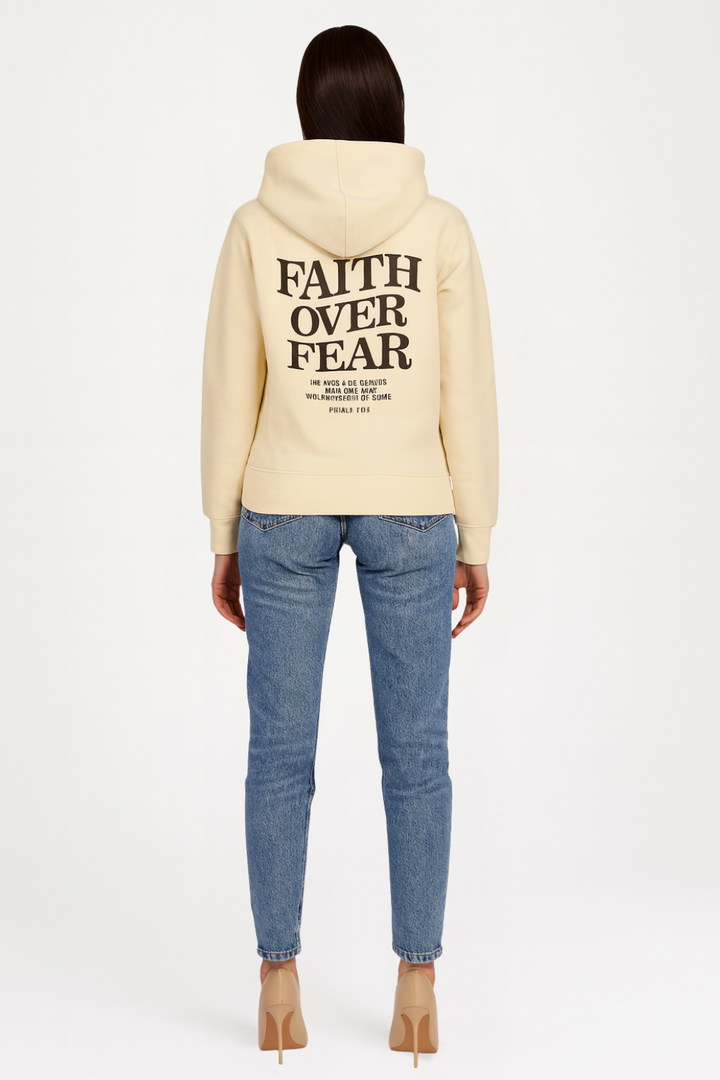 Women’s Oversized Faith Over Fear Hoodie