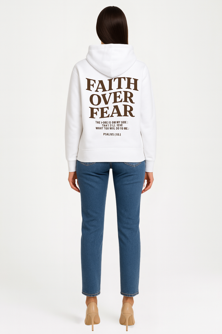 Women’s Oversized Faith Over Fear Hoodie