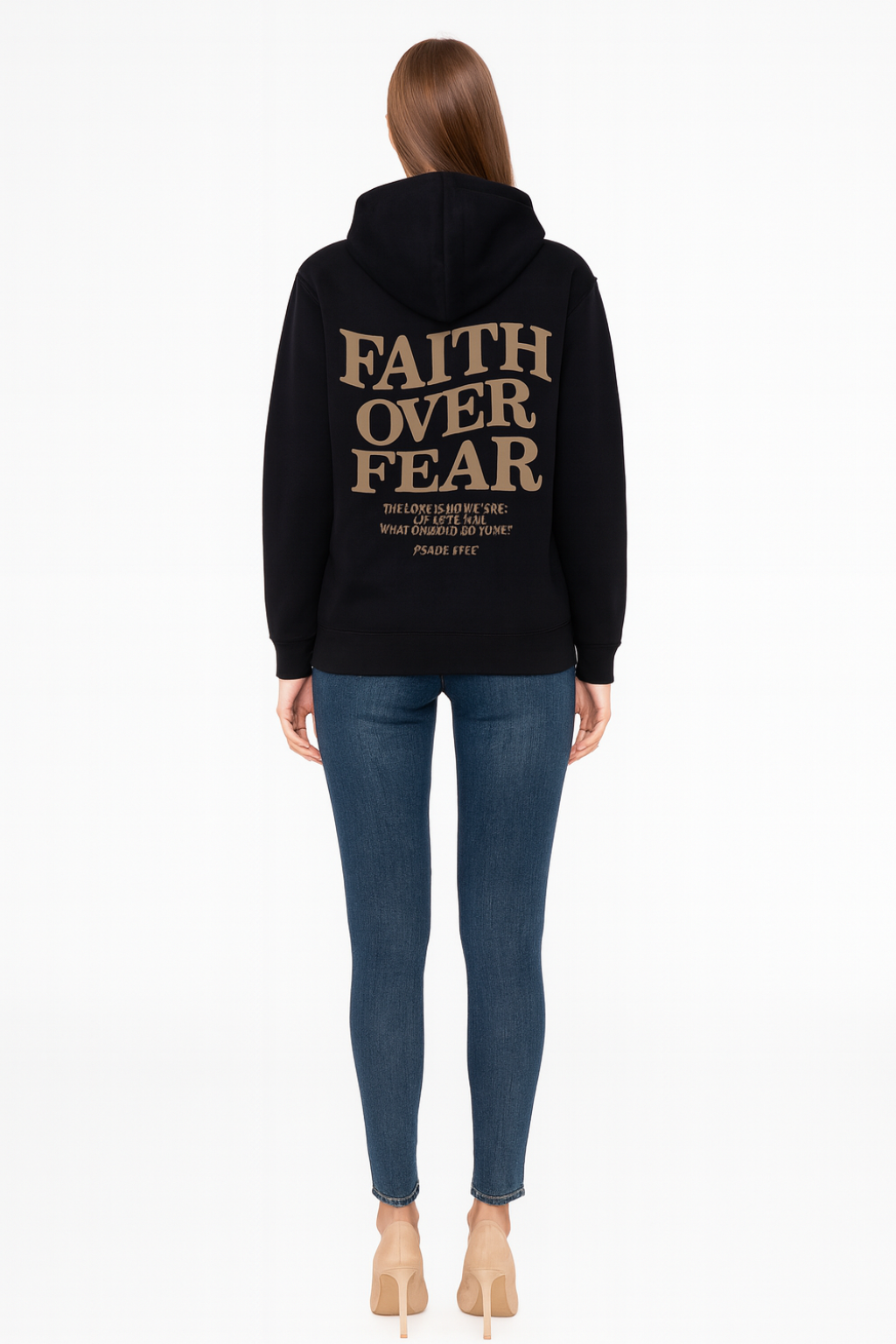 Women’s Oversized Faith Over Fear Hoodie