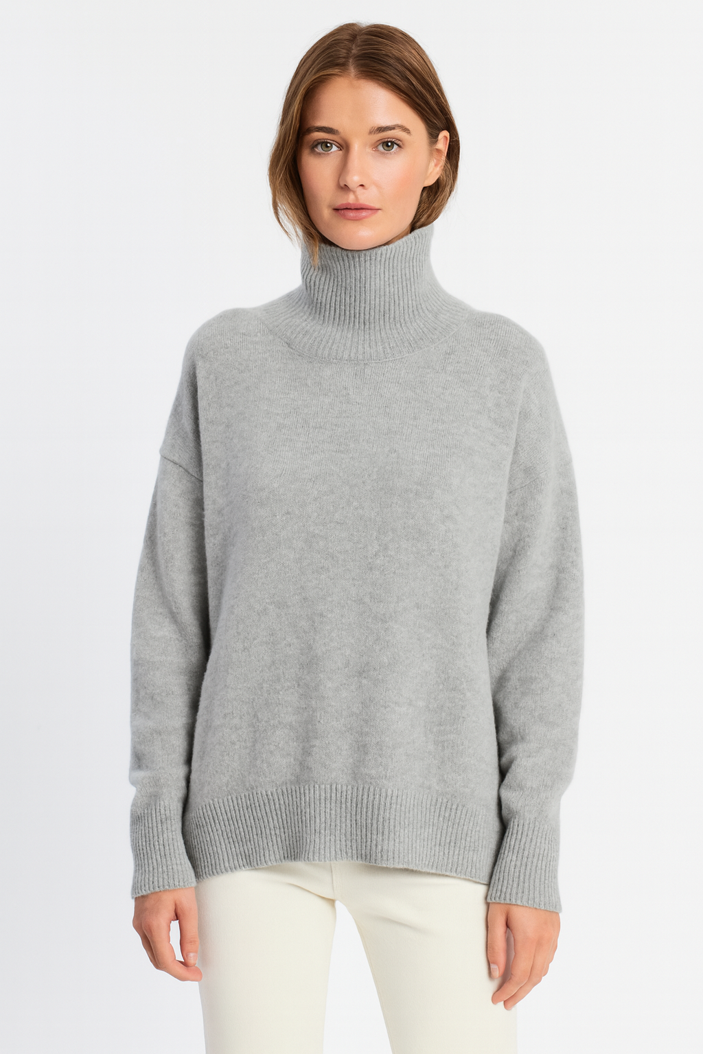 Women’s Winter Oversized Turtleneck Knit Sweater