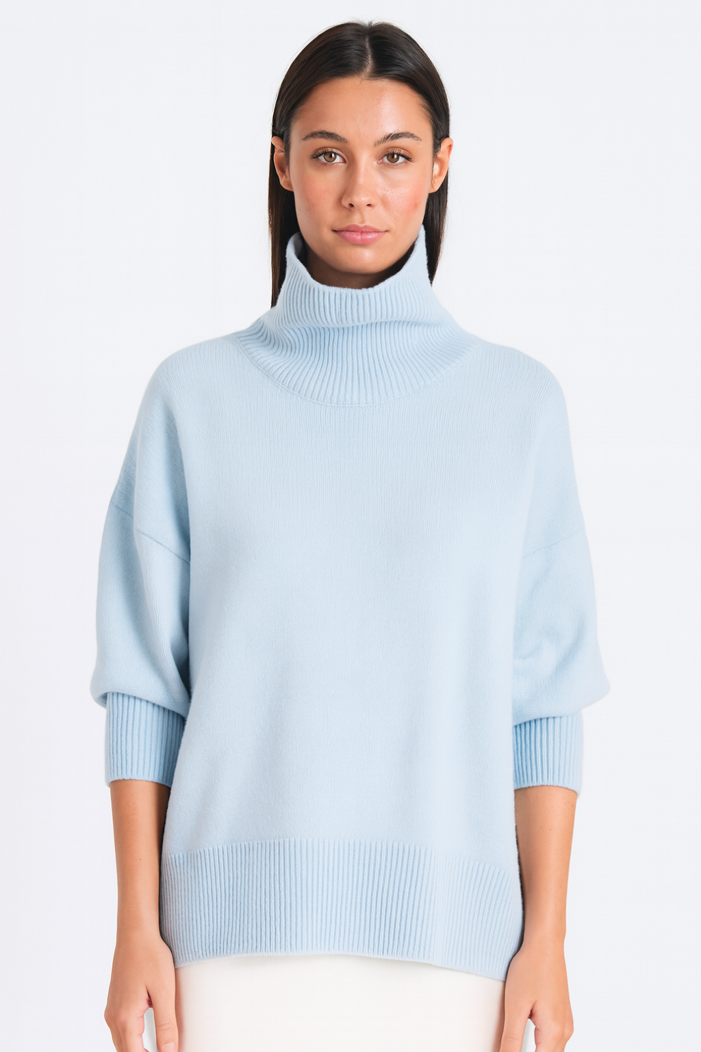 Women’s Winter Oversized Turtleneck Knit Sweater