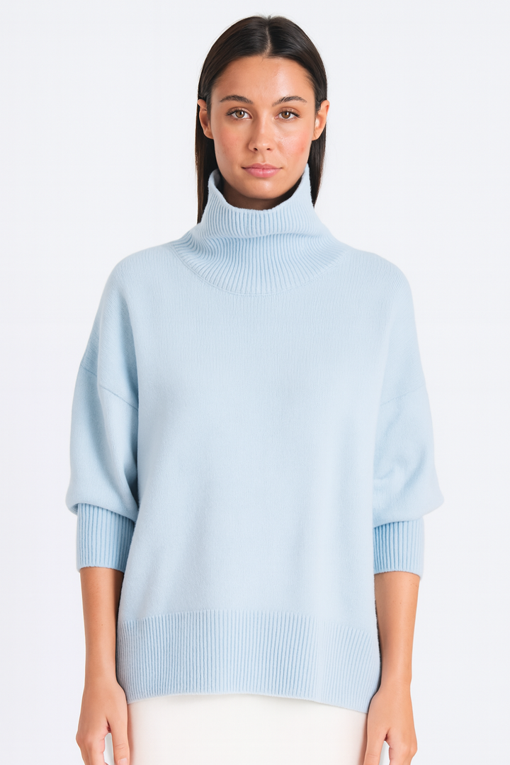 Women’s Winter Oversized Turtleneck Knit Sweater
