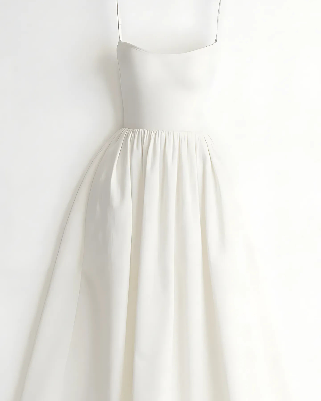 Women’s A-line Midi Dress with Flared Skirt