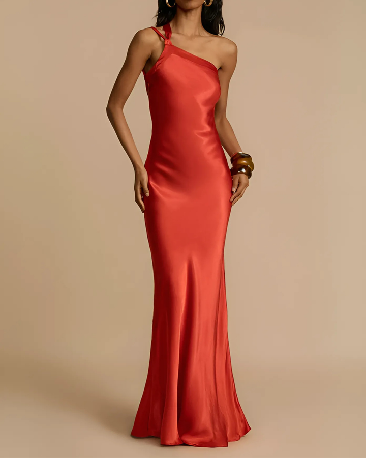 Women’s Backless Evening Dress with Open Back