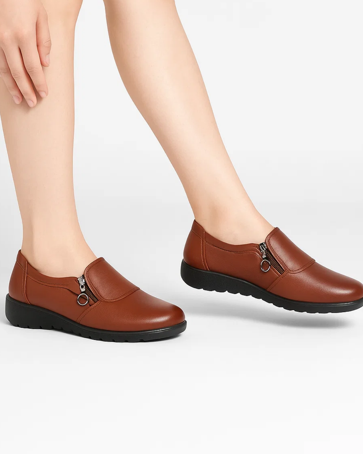 Women's Casual Shoes With Zip Fastening