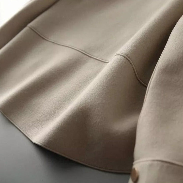Women's Elegant Buttoned Winter Jacket