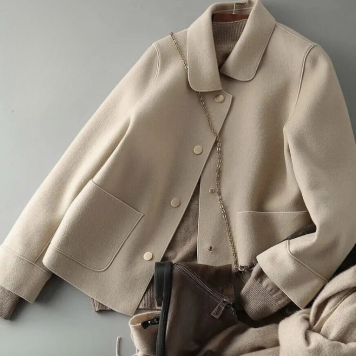 Women's Elegant Buttoned Winter Jacket
