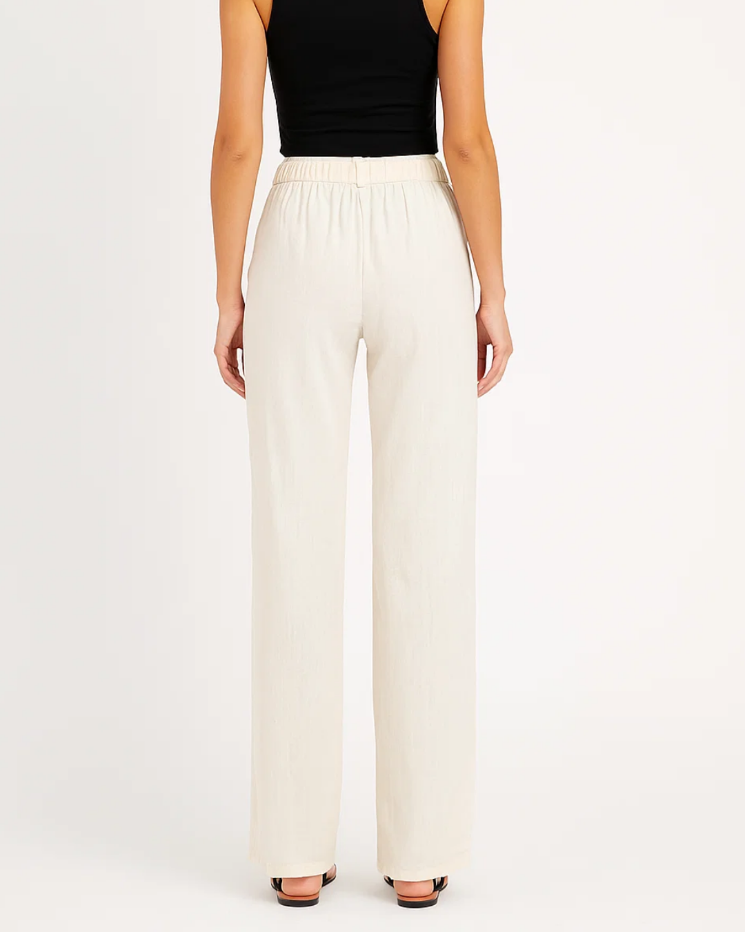 Women's Elegant Elastic Waist Summer Trousers