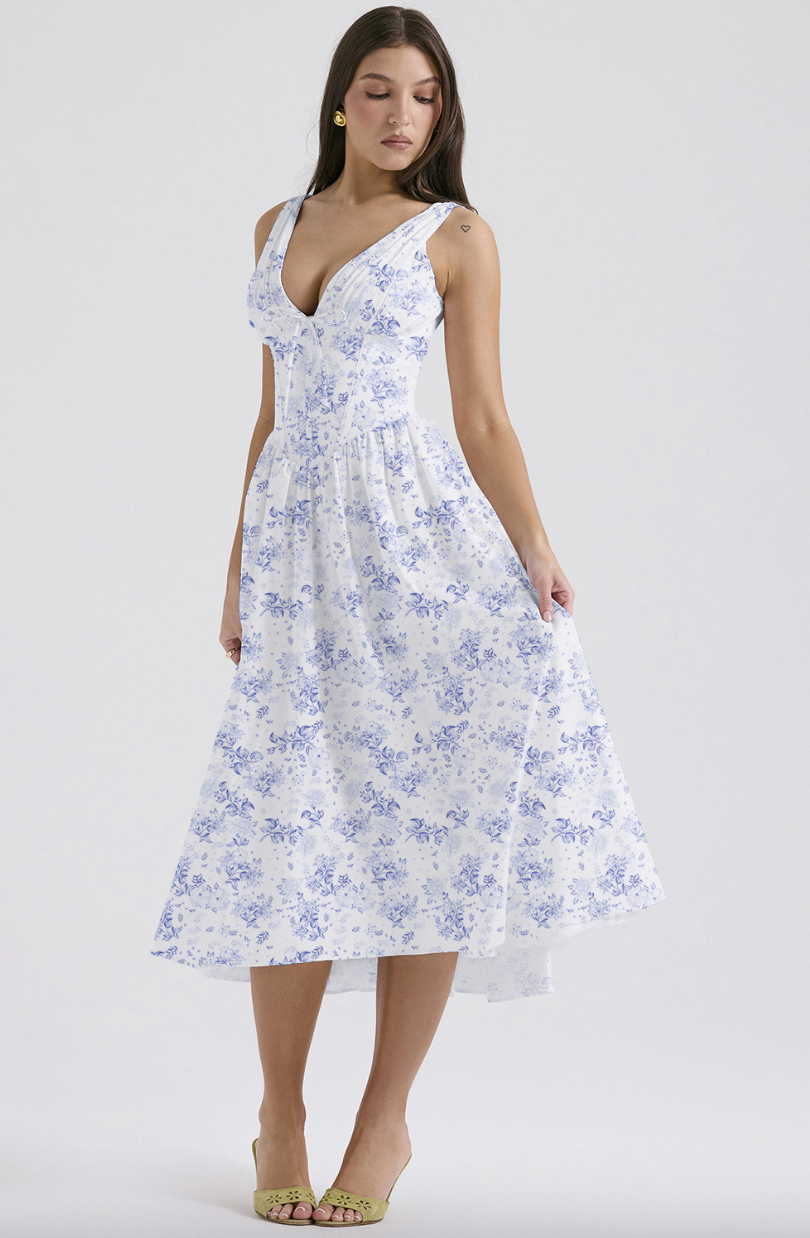 Women's Elegant Floral Summer Dress