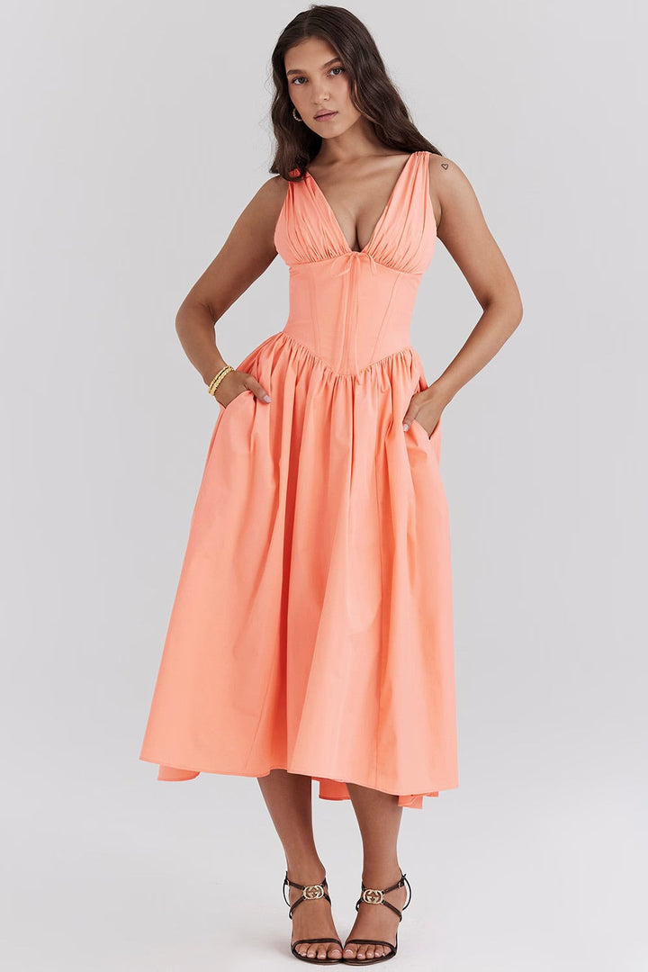 Women's Elegant Floral Summer Dress