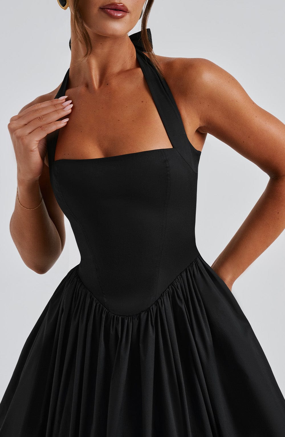 Women's Elegant Halter-Neck Dress