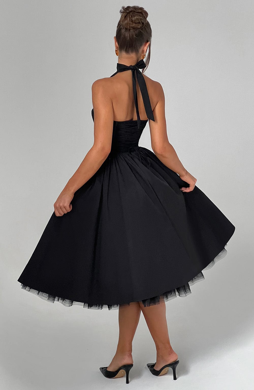 Women's Elegant Halter-Neck Dress