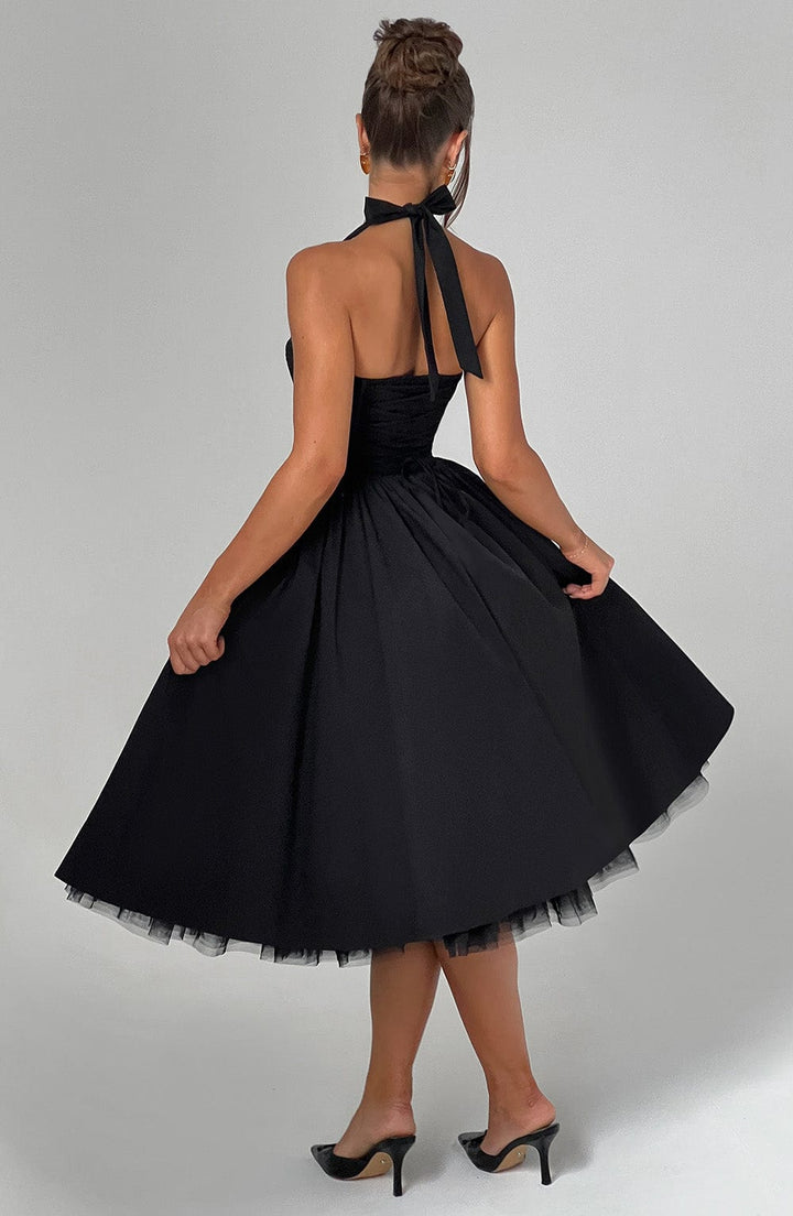 Women's Elegant Halter-Neck Dress