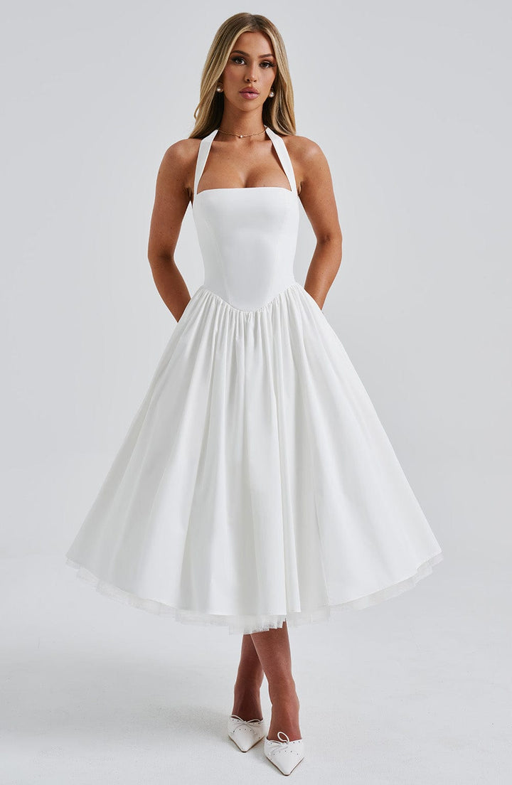 Women's Elegant Halter-Neck Dress