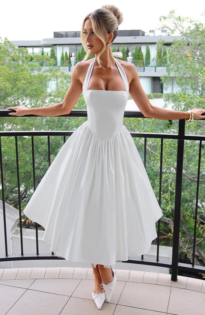 Women's Elegant Halter-Neck Dress